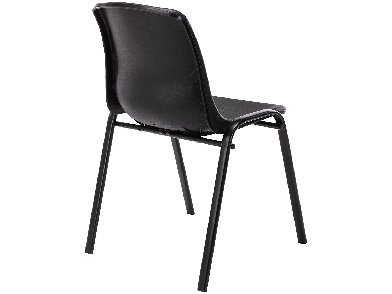 Chaise de conférence - Plastique & Antique clair - Noir - Nowra