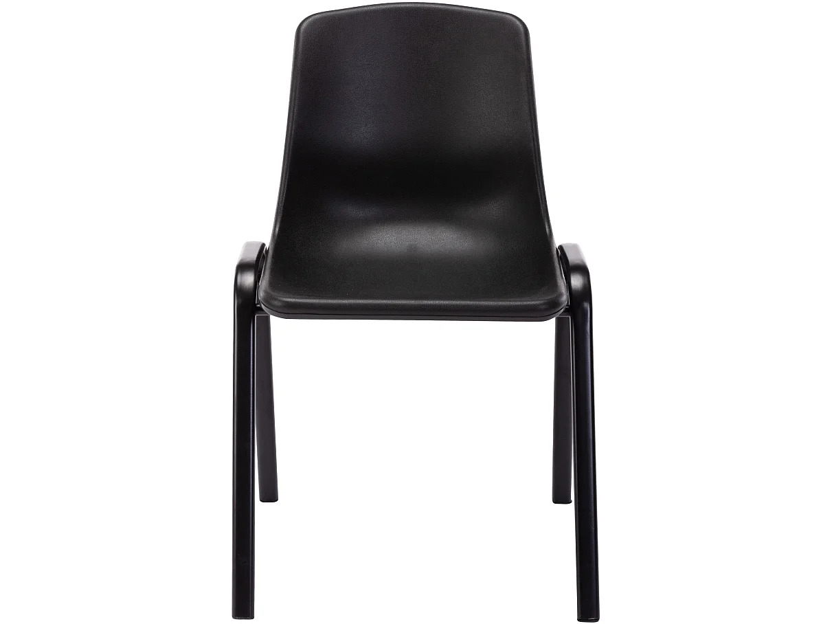 Chaise de conférence - Plastique & Antique clair - Noir - Nowra