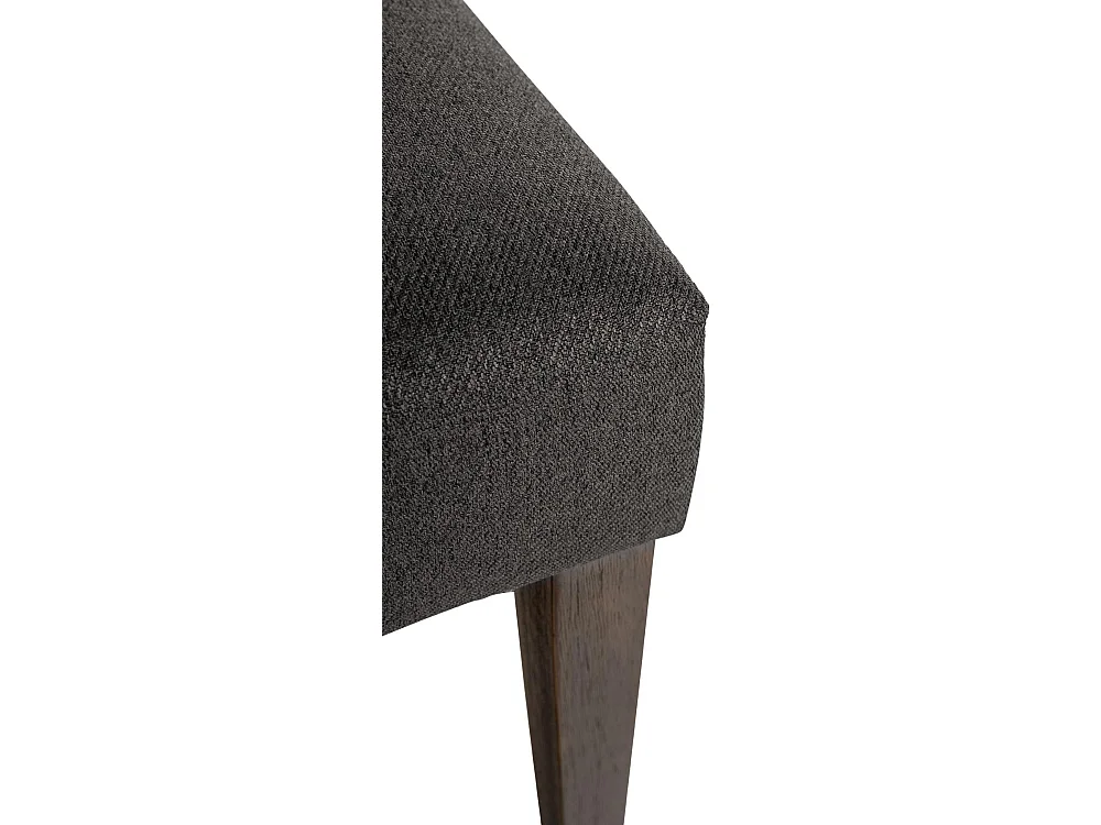 chaise salle à manger - Tissu - Gris foncé - Lisburn