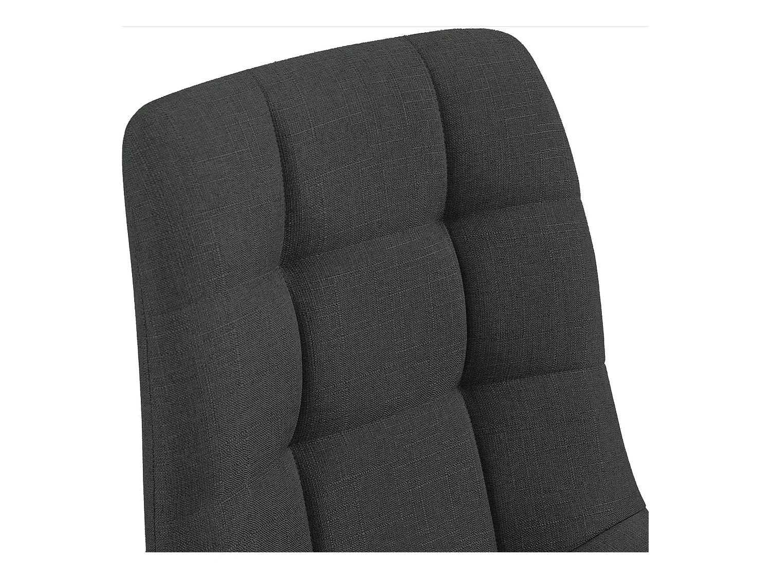 Set van 2  Eetkamerstoelen - Stof - donkergrijs - Tilde