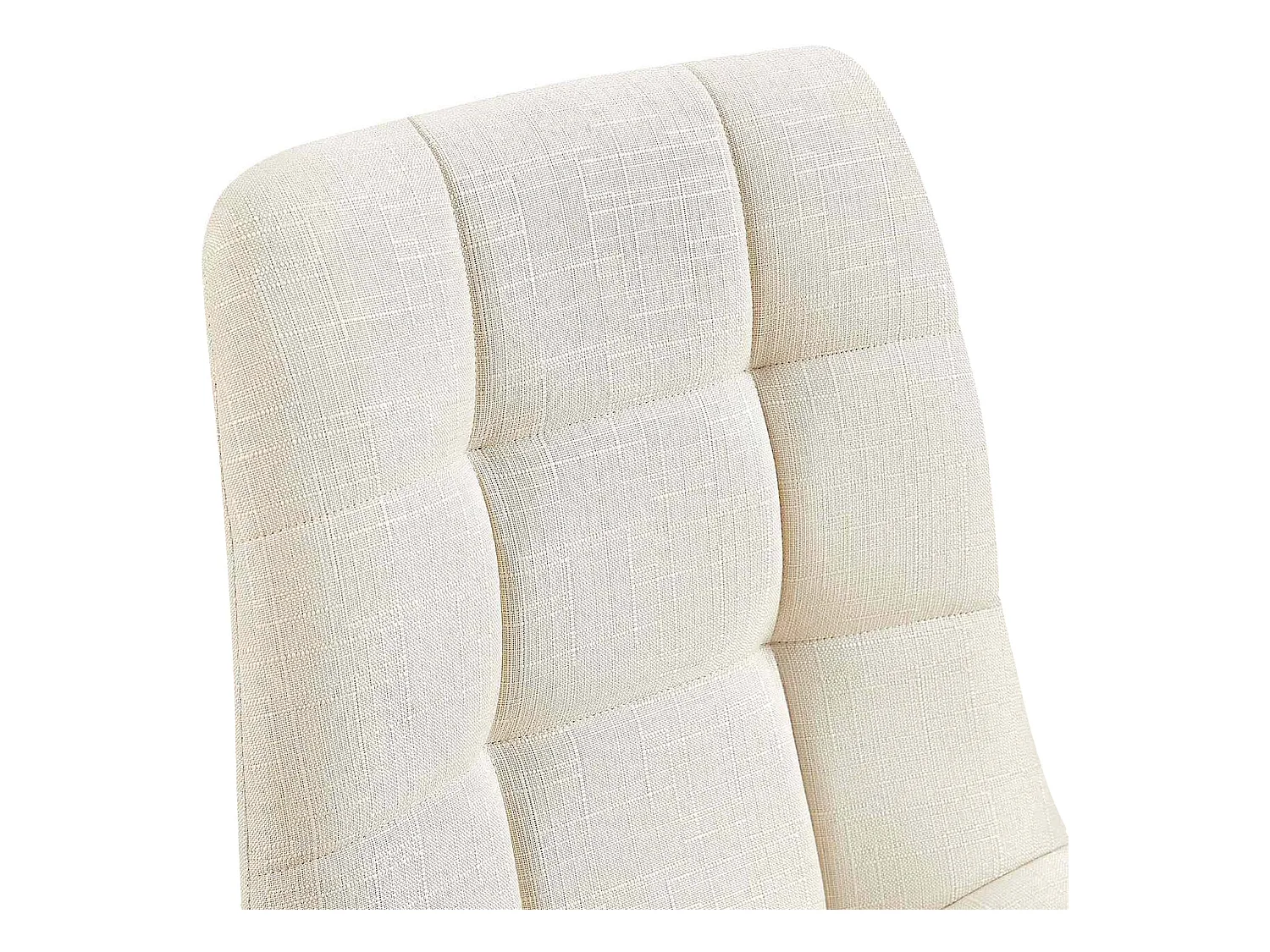 Set van 2  Eetkamerstoelen - Stof - creme - Tilde
