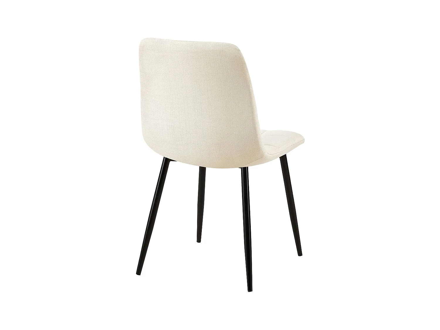 Set van 2  Eetkamerstoelen - Stof - creme - Tilde