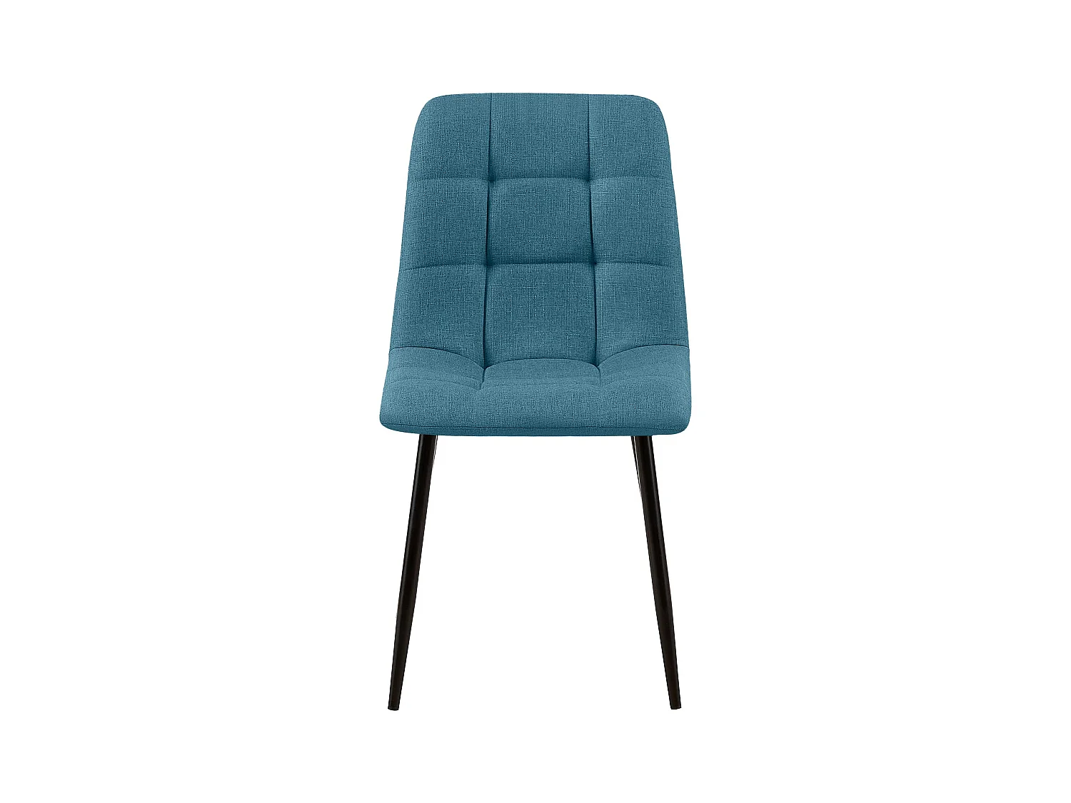 Set van 2  Eetkamerstoelen - Stof - blauw - Tilde