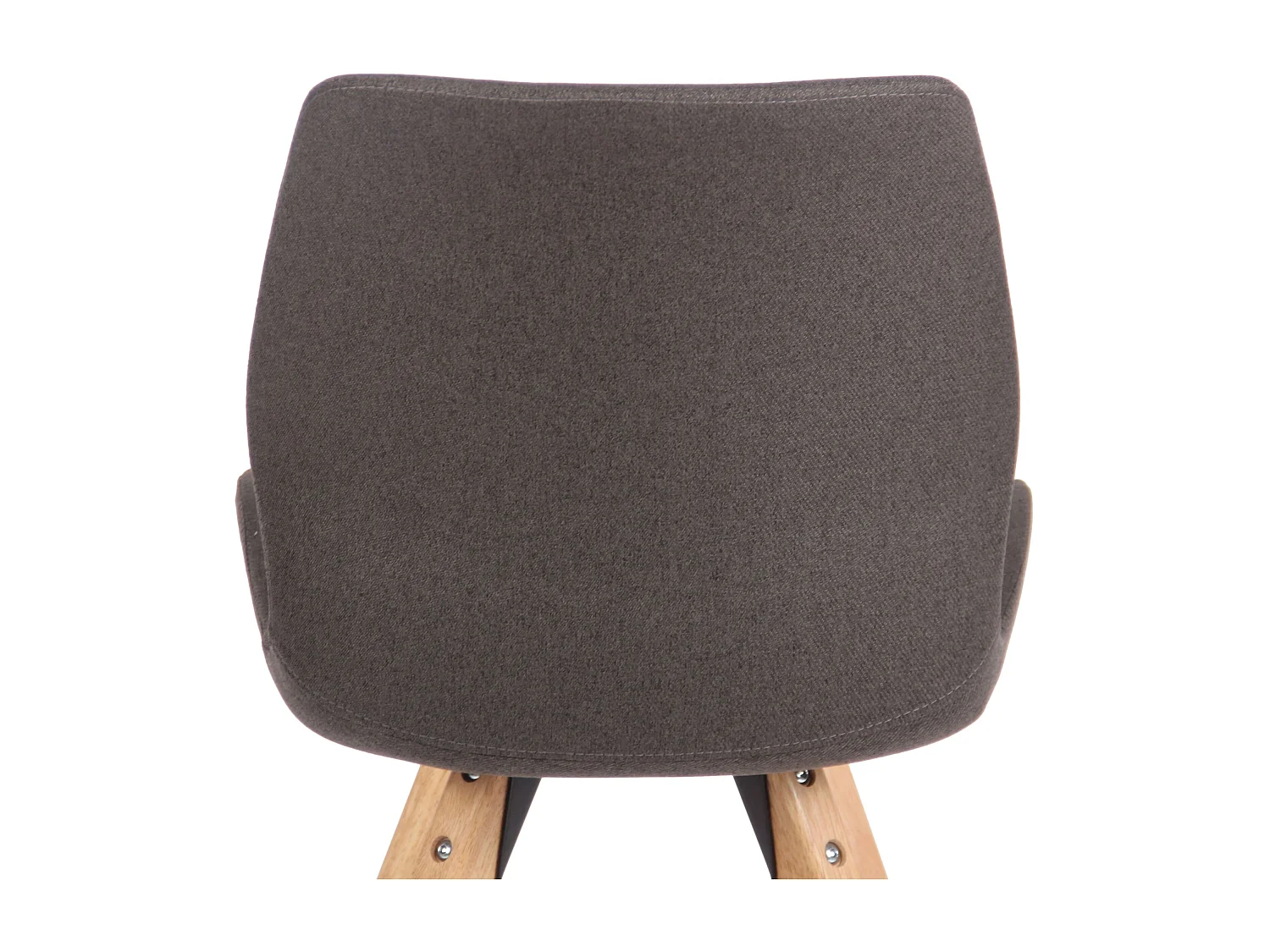 chaise salle à manger - Tissu - Gris foncé - Luna