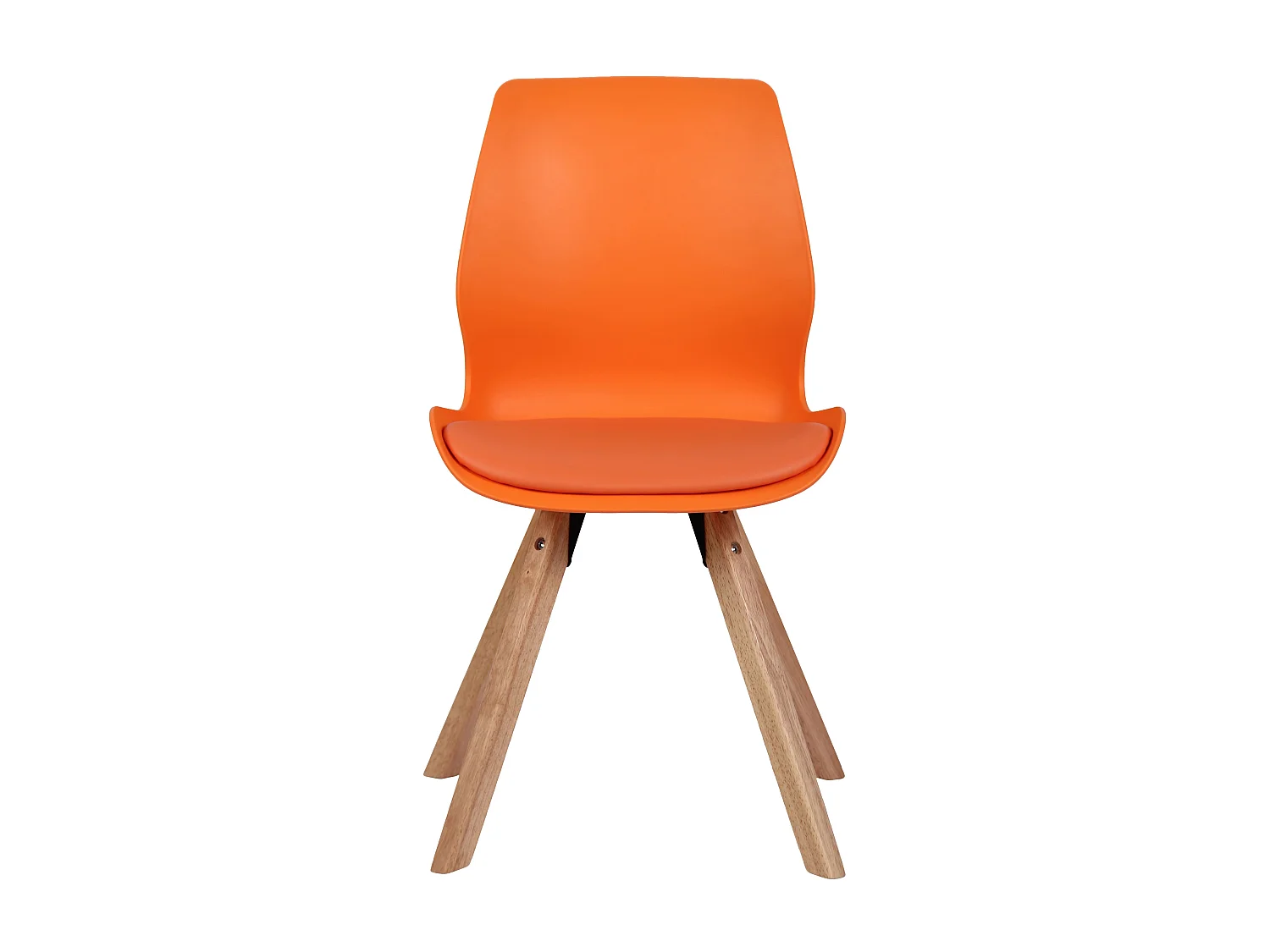 chaise salle à manger - Plastique - Orange - Luna