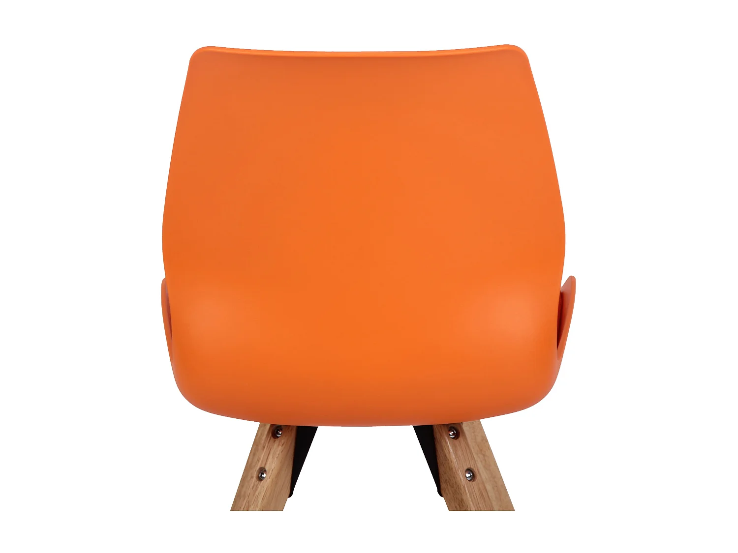 chaise salle à manger - Plastique - Orange - Luna