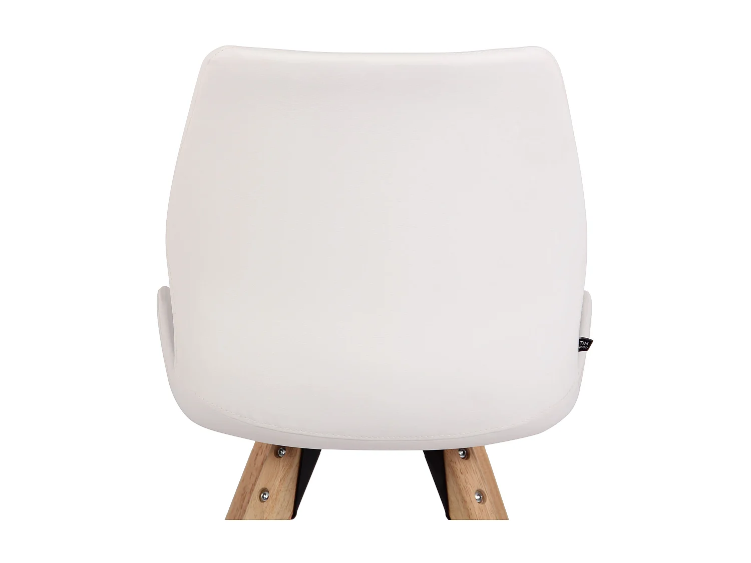 Eetkamerstoelen - Kunstleer - wit - Luna