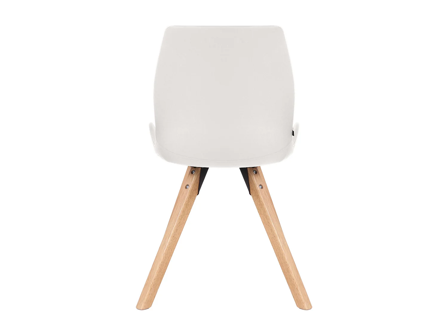 chaise salle à manger - Similicuir - Blanc - Luna