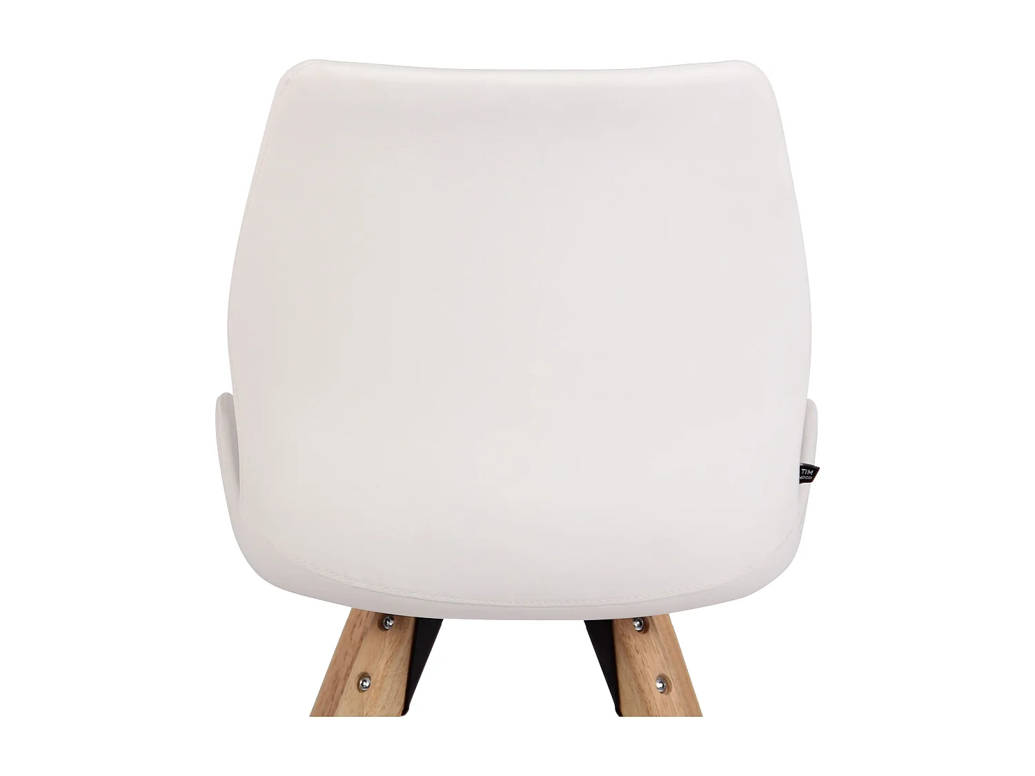 chaise salle à manger - Similicuir - Blanc - Luna