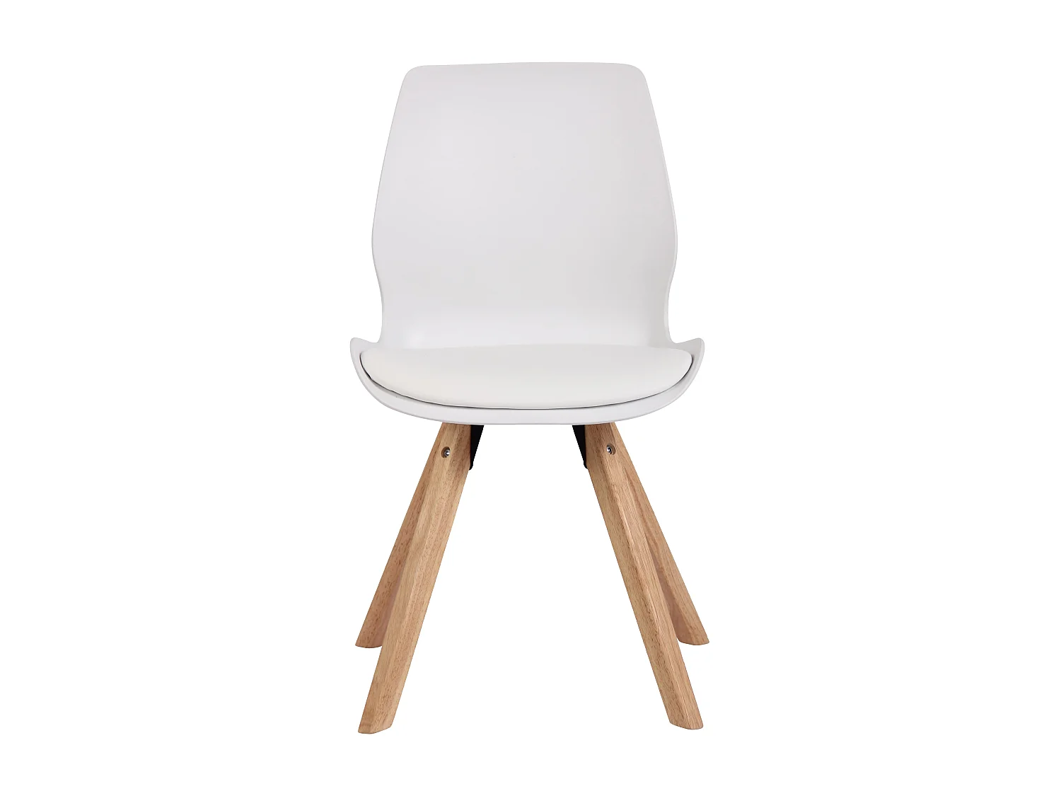 Eetkamerstoelen - Kunststof - wit - Luna