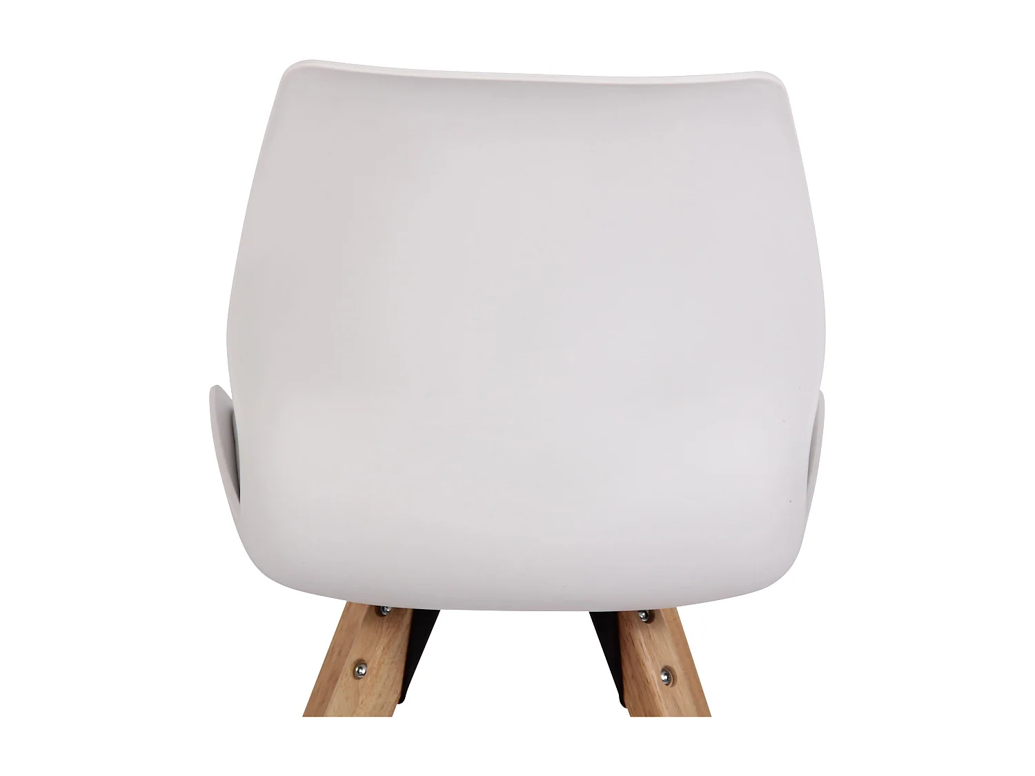 Eetkamerstoelen - Kunststof - wit - Luna