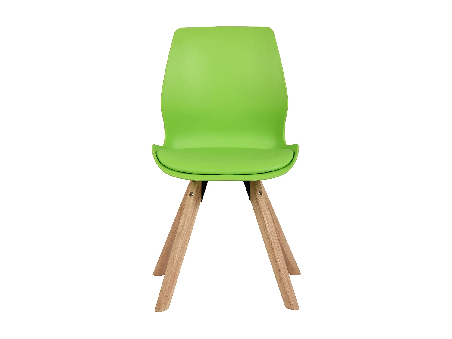 Eetkamerstoelen - Kunststof - groen - Luna
