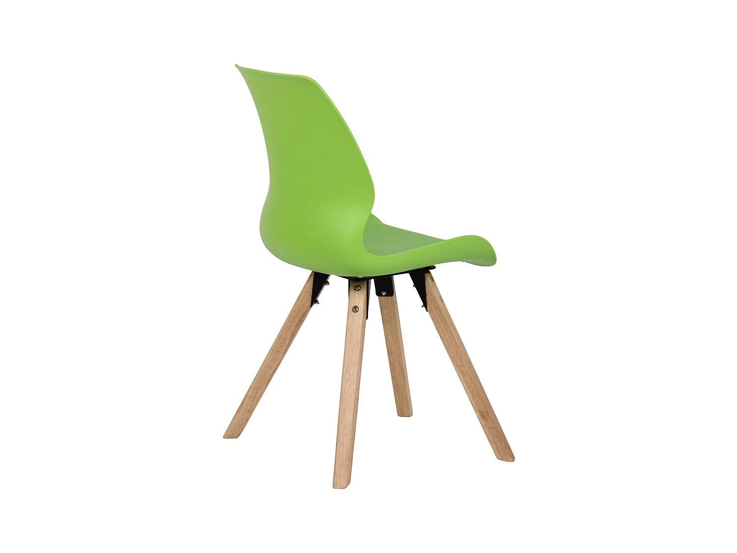 Eetkamerstoelen - Kunststof - groen - Luna