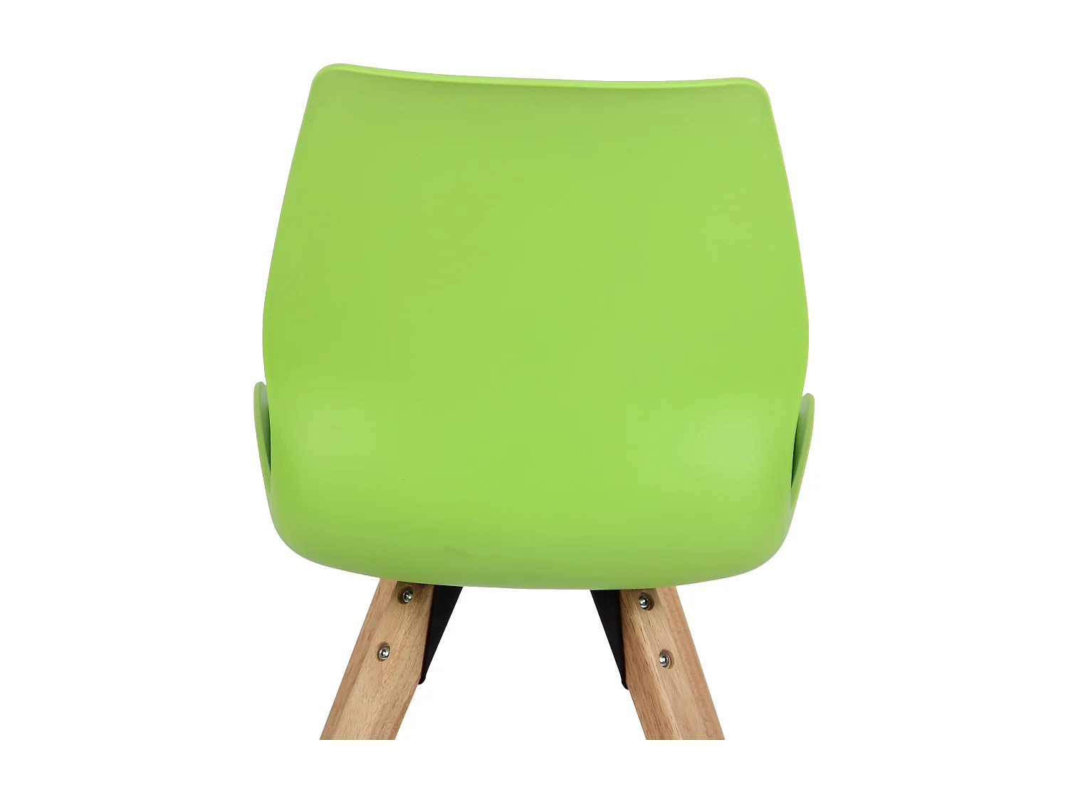 chaise salle à manger - Plastique - Vert - Luna