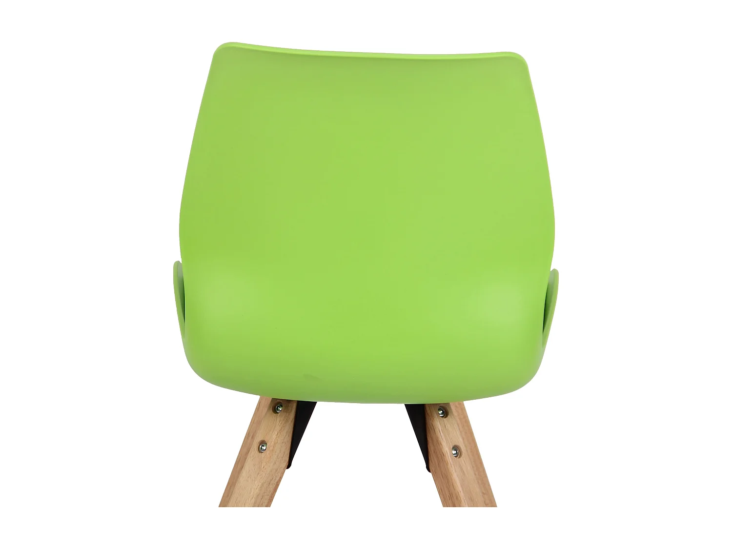 chaise salle à manger - Plastique - Vert - Luna