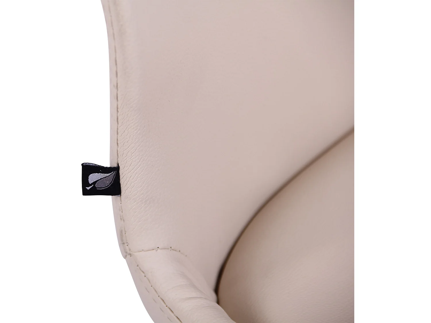 Set van 2  Eetkamerstoelen - Kunstleer - creme - Luna