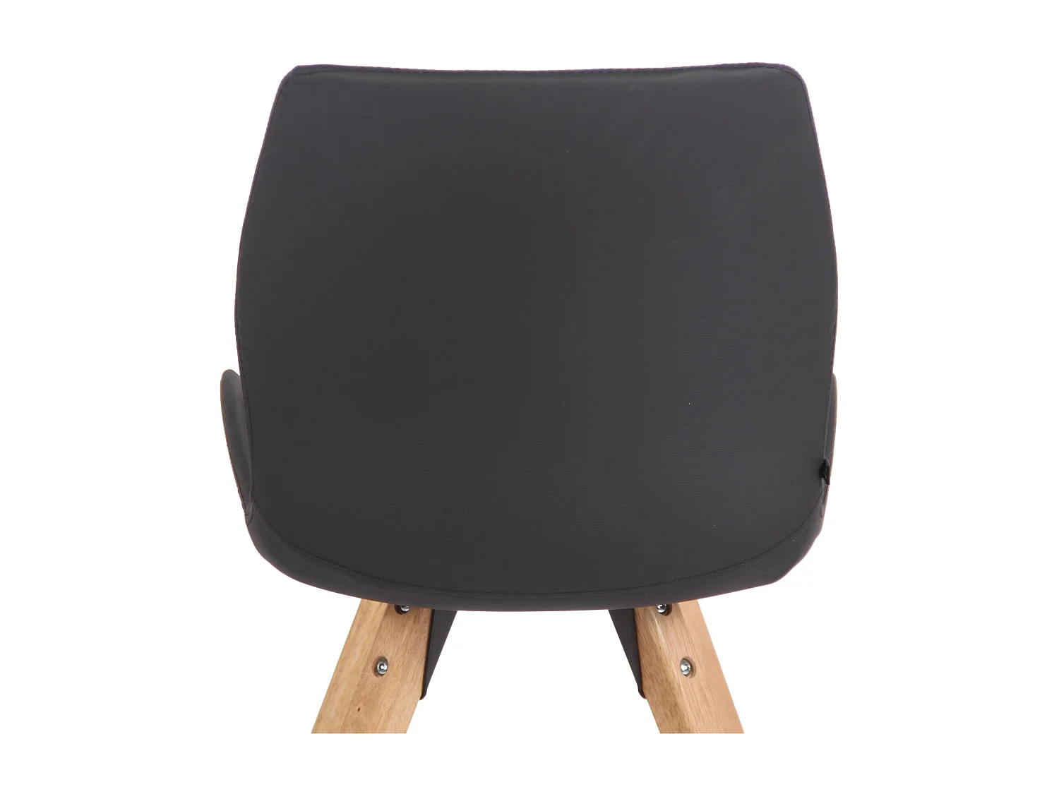 Cadeira Luna preto|couro sintético