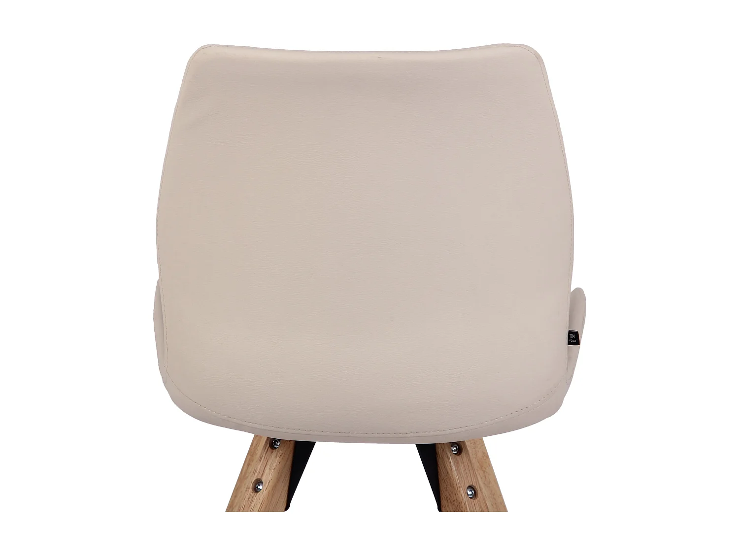 Eetkamerstoelen - Kunstleer - creme - Luna