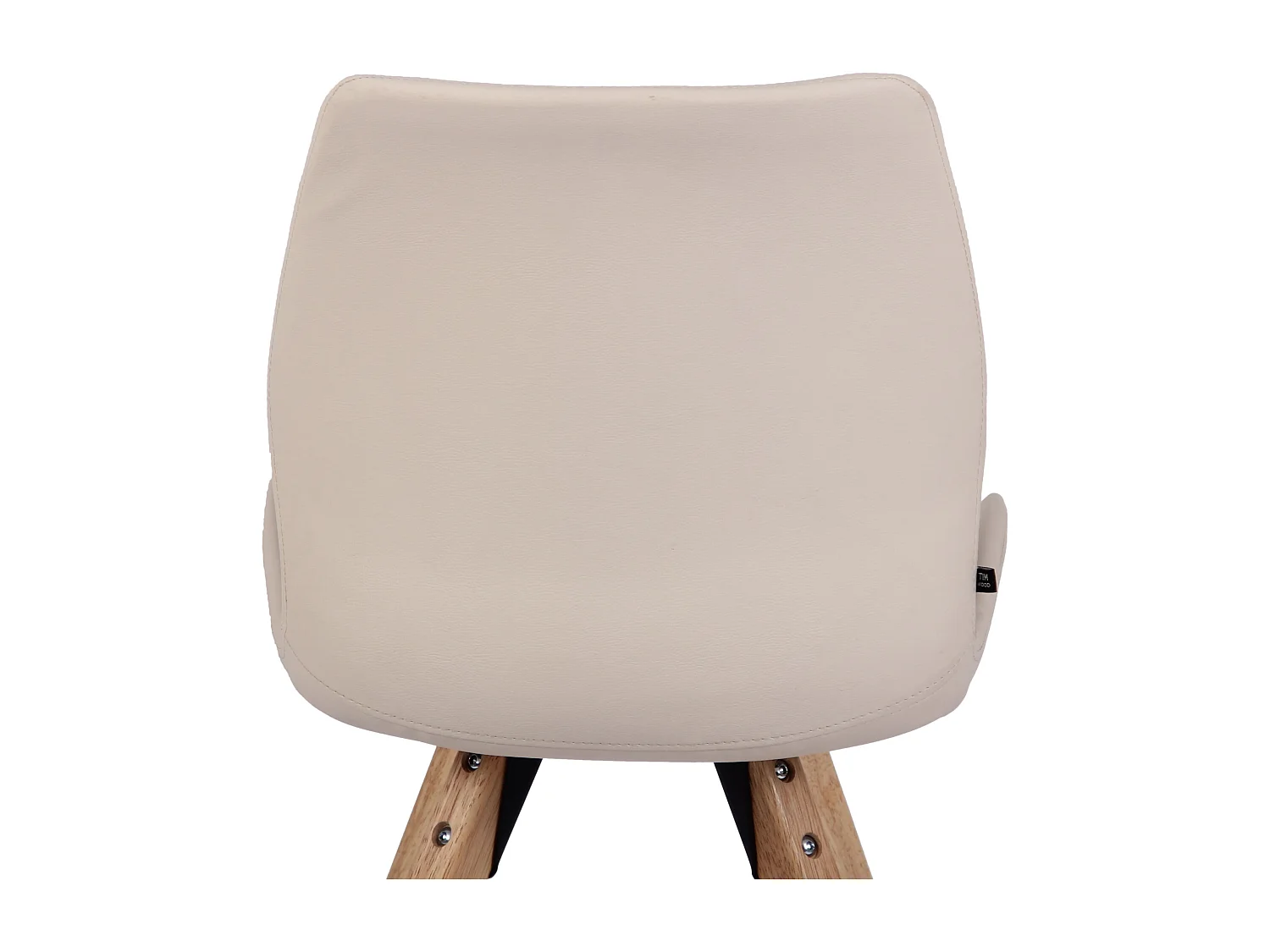 chaise salle à manger - Similicuir - Crème - Luna