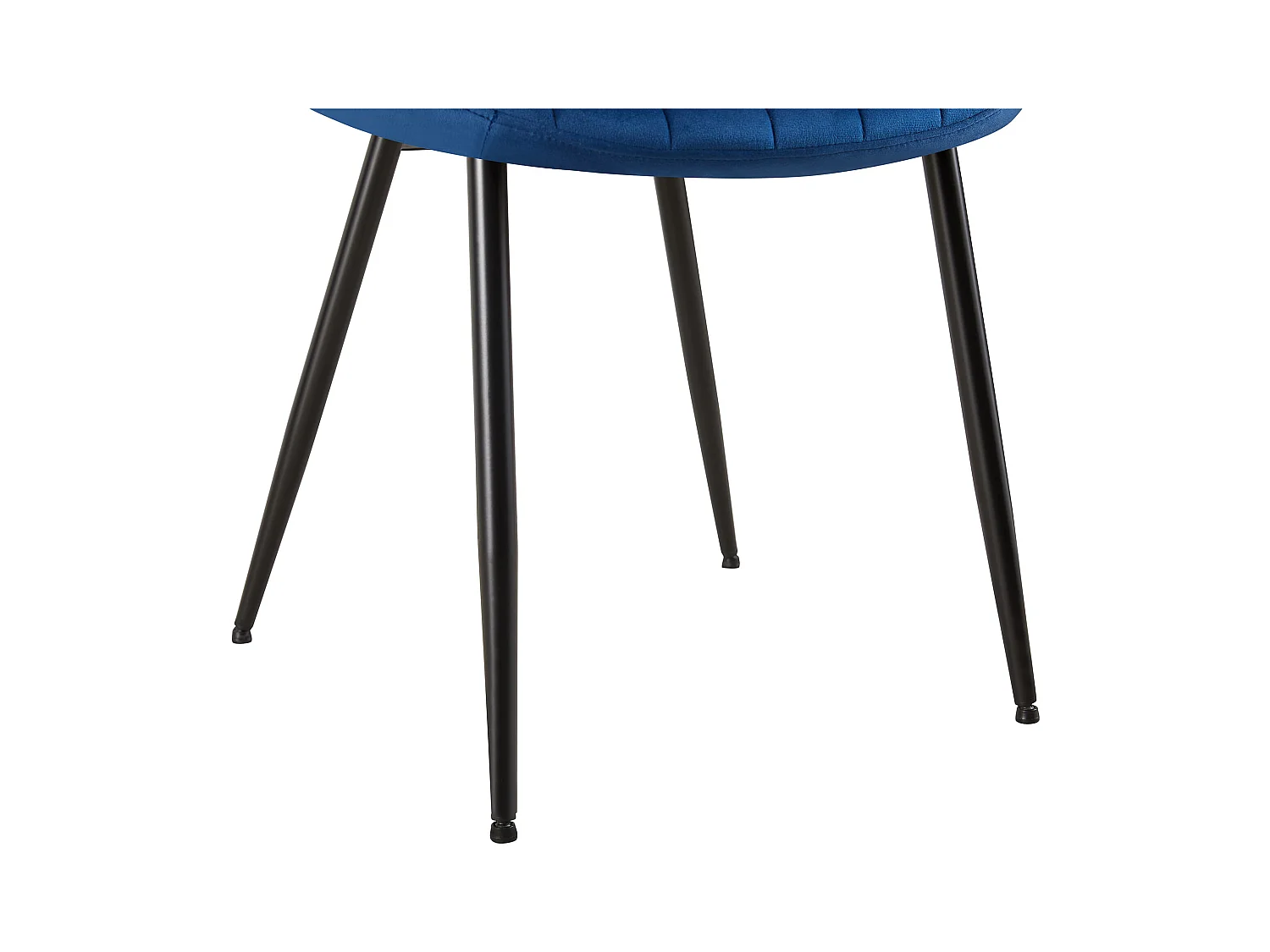 chaise salle à manger - Velours - Bleu - Rahden