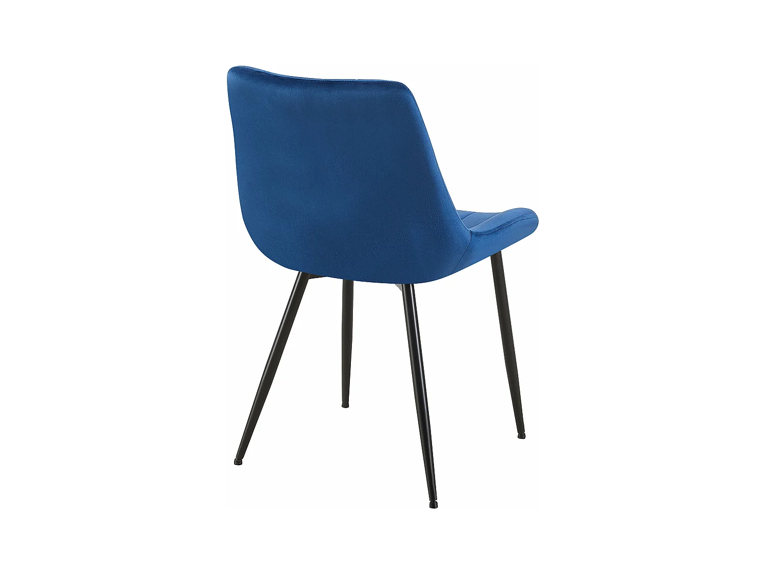 chaise salle à manger - Velours - Bleu - Rahden