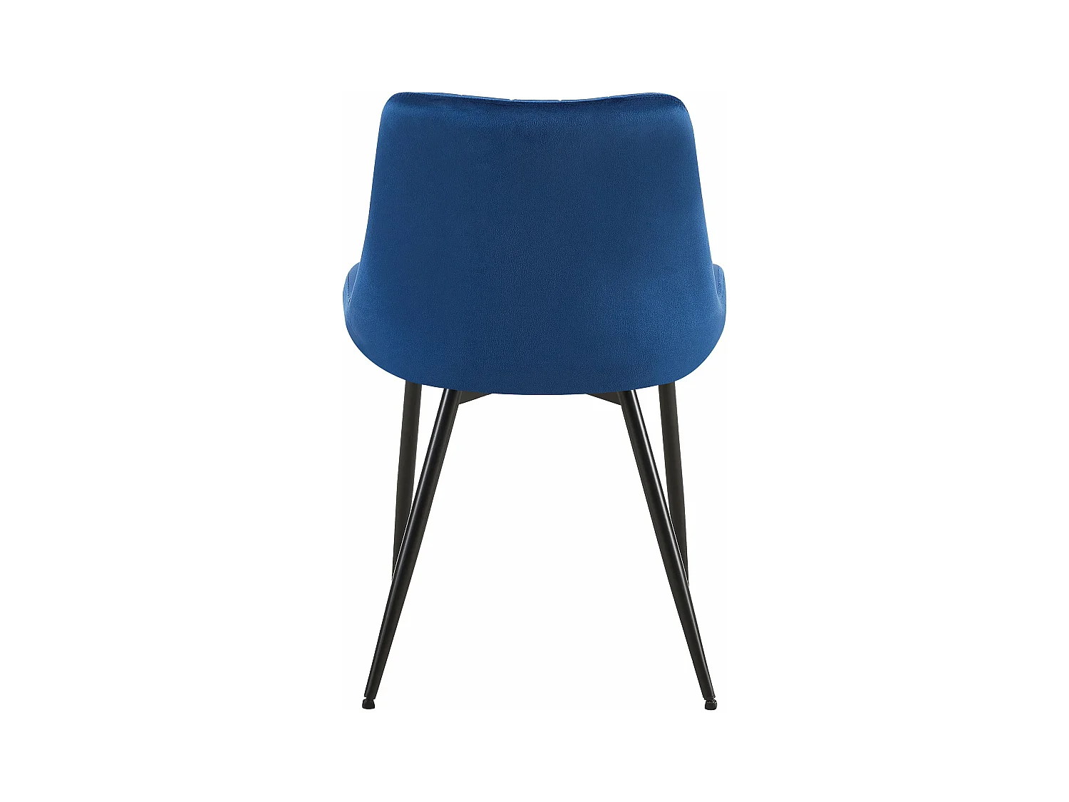 chaise salle à manger - Velours - Bleu - Rahden