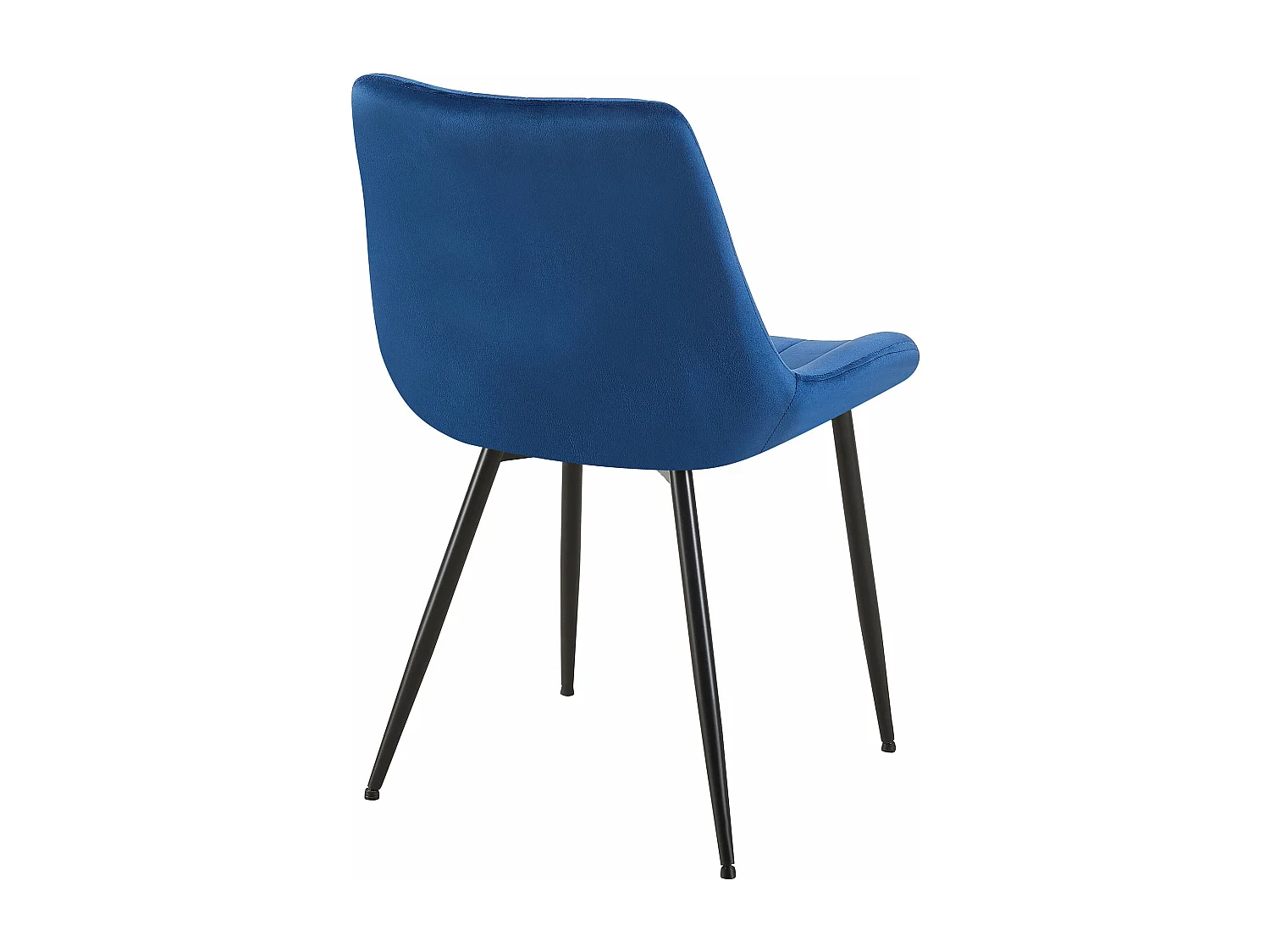 chaise salle à manger - Velours - Bleu - Rahden