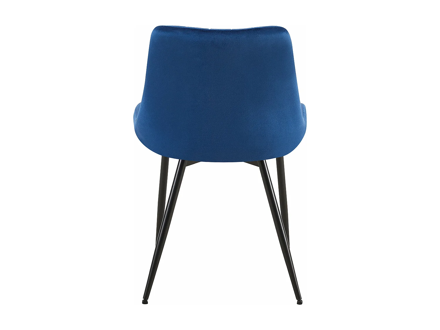 chaise salle à manger - Velours - Bleu - Rahden