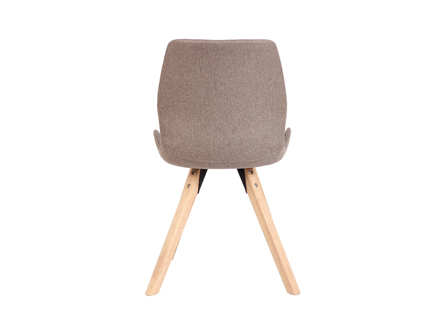 chaise salle à manger - Tissu - Taupe - Luna