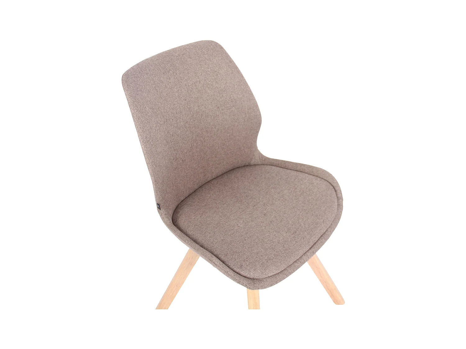 chaise salle à manger - Tissu - Taupe - Luna
