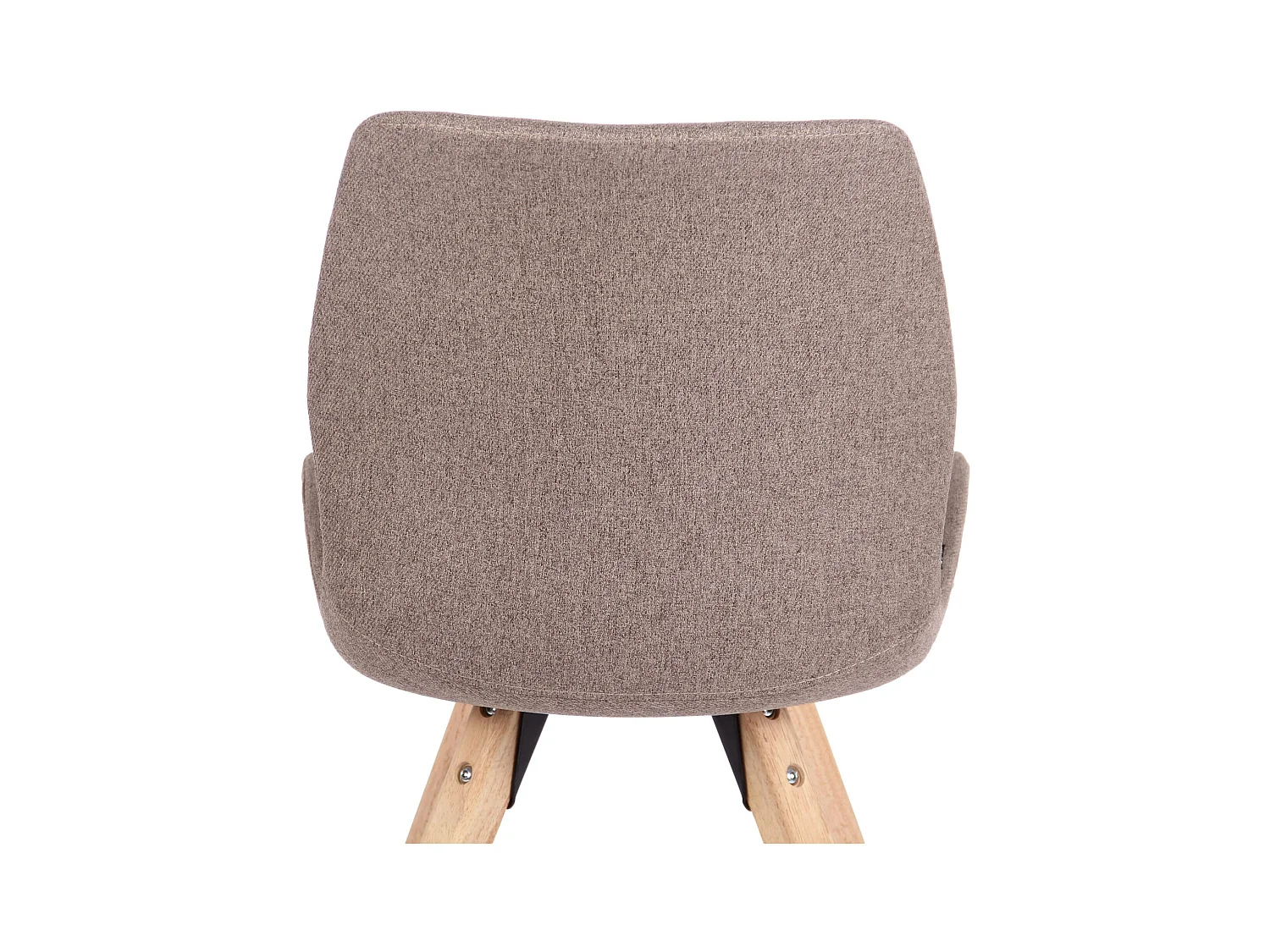 chaise salle à manger - Tissu - Taupe - Luna
