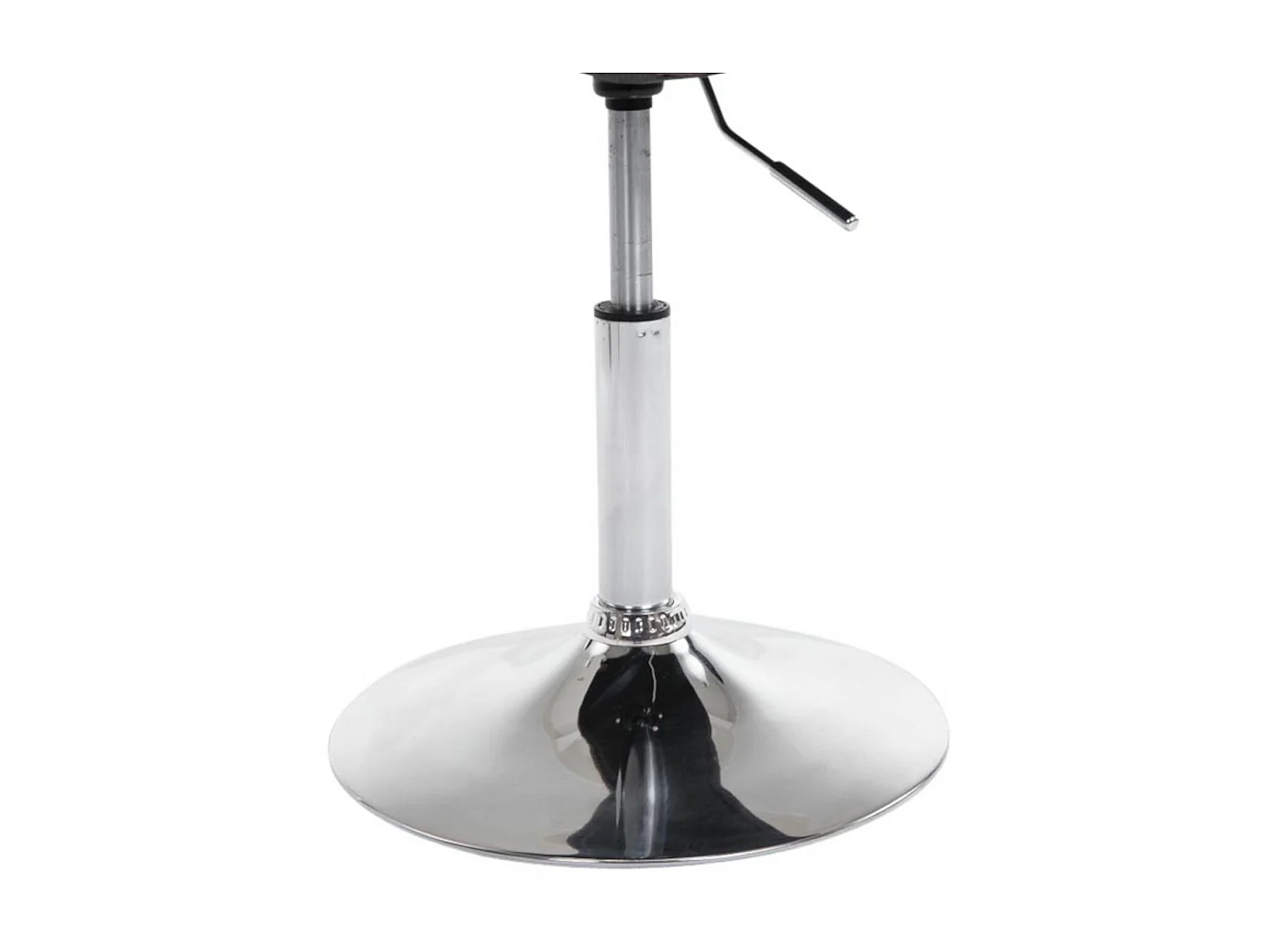 Set van 2 Eetkamerstoelen - Stof & Metaal in chroomoptiek - donkergrijs - Peking V2