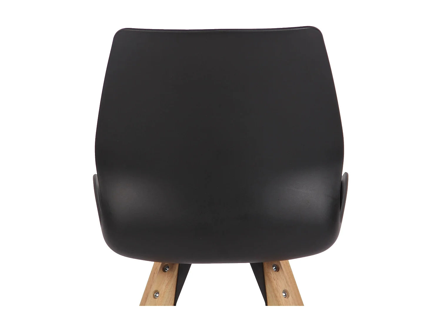 Eetkamerstoelen - Kunststof - zwart - Luna