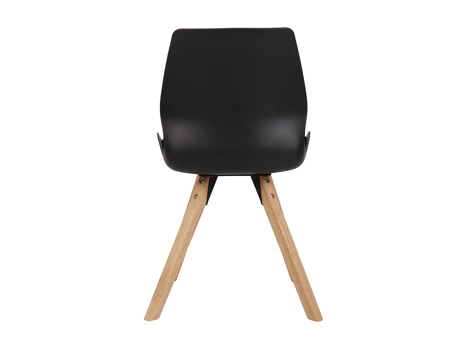 chaise salle à manger - Plastique - Noir - Luna