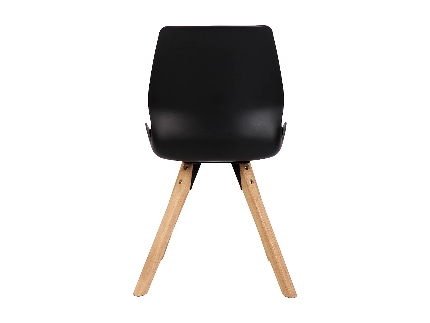 chaise salle à manger - Plastique - Noir - Luna