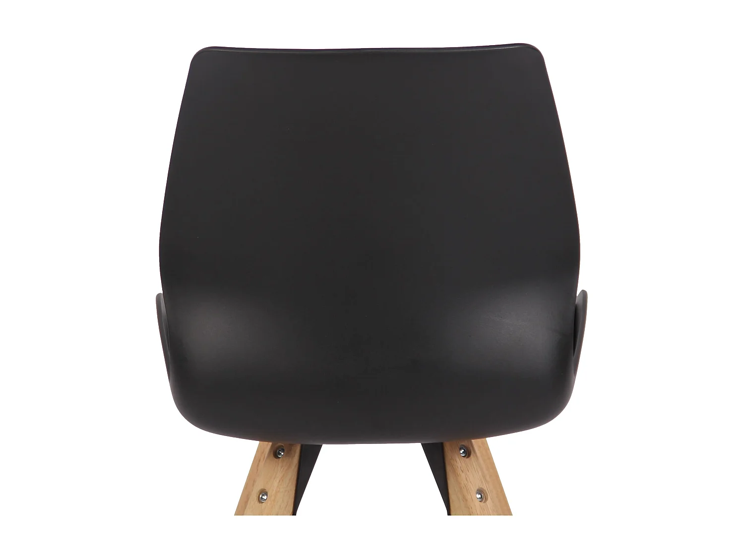 chaise salle à manger - Plastique - Noir - Luna