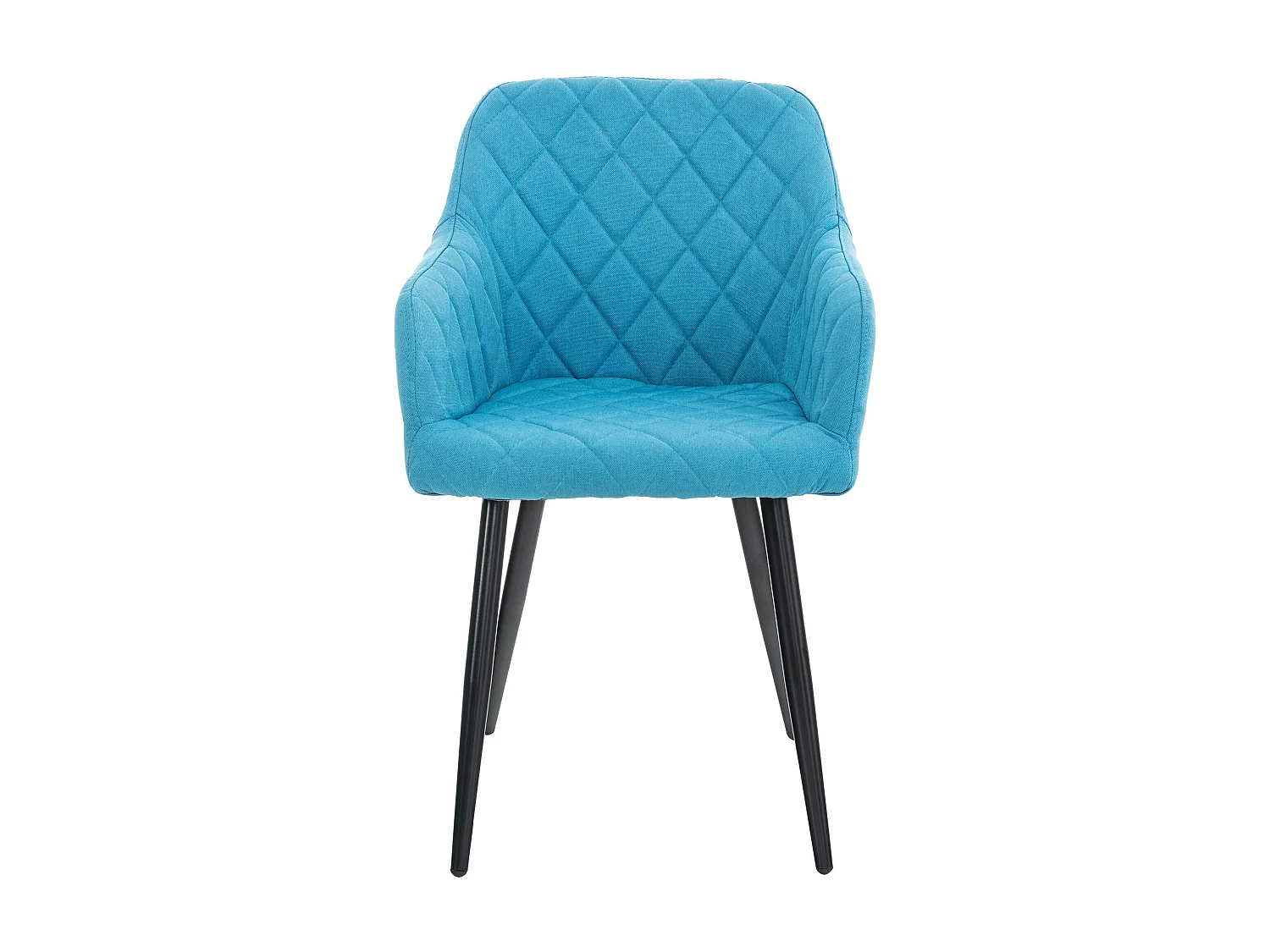 Chaise gondole - Tissu & Métal - Turquoise - Shila