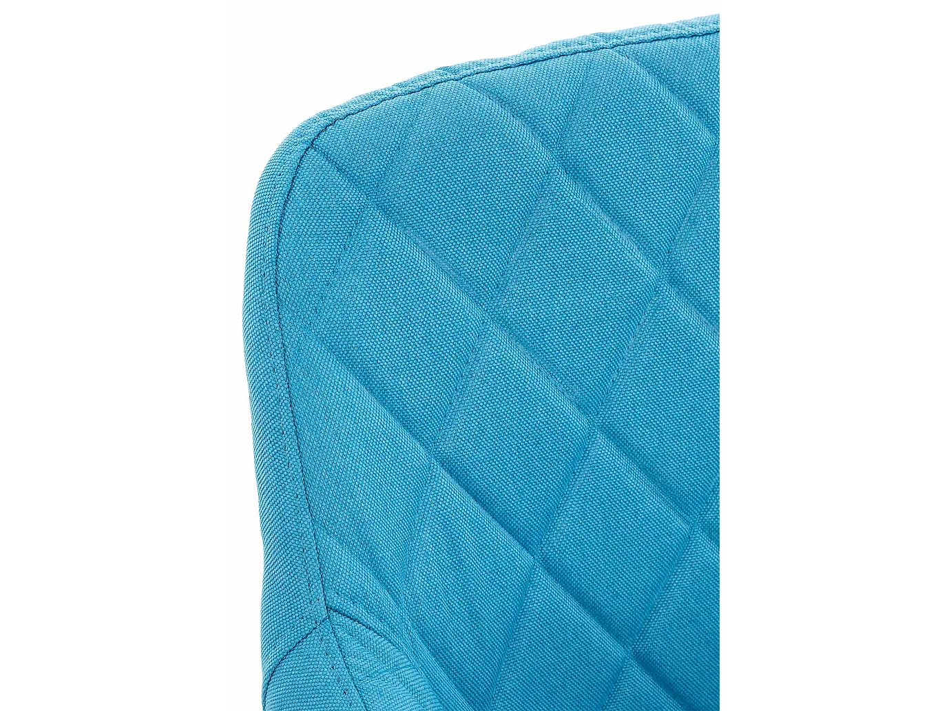 Chaise gondole - Tissu & Métal - Turquoise - Shila
