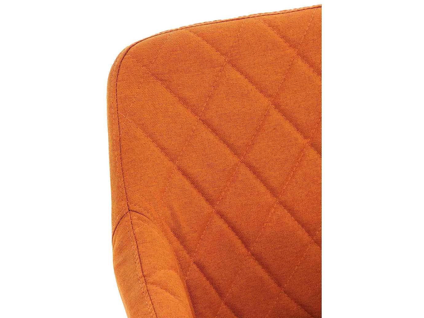 chaises avec accoudoirs - Tissu - Orange - Shila