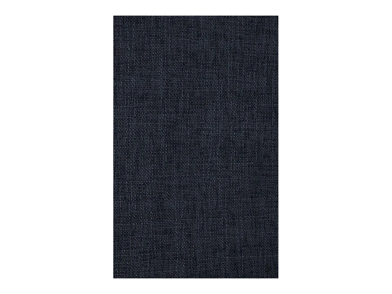 Lot de 2  chaises avec accoudoirs - Tissu - Noyer / Bleu - Kingston