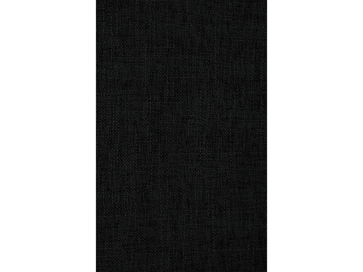 Lot de 2  chaises avec accoudoirs - Tissu - Noyer / Noir - Kingston