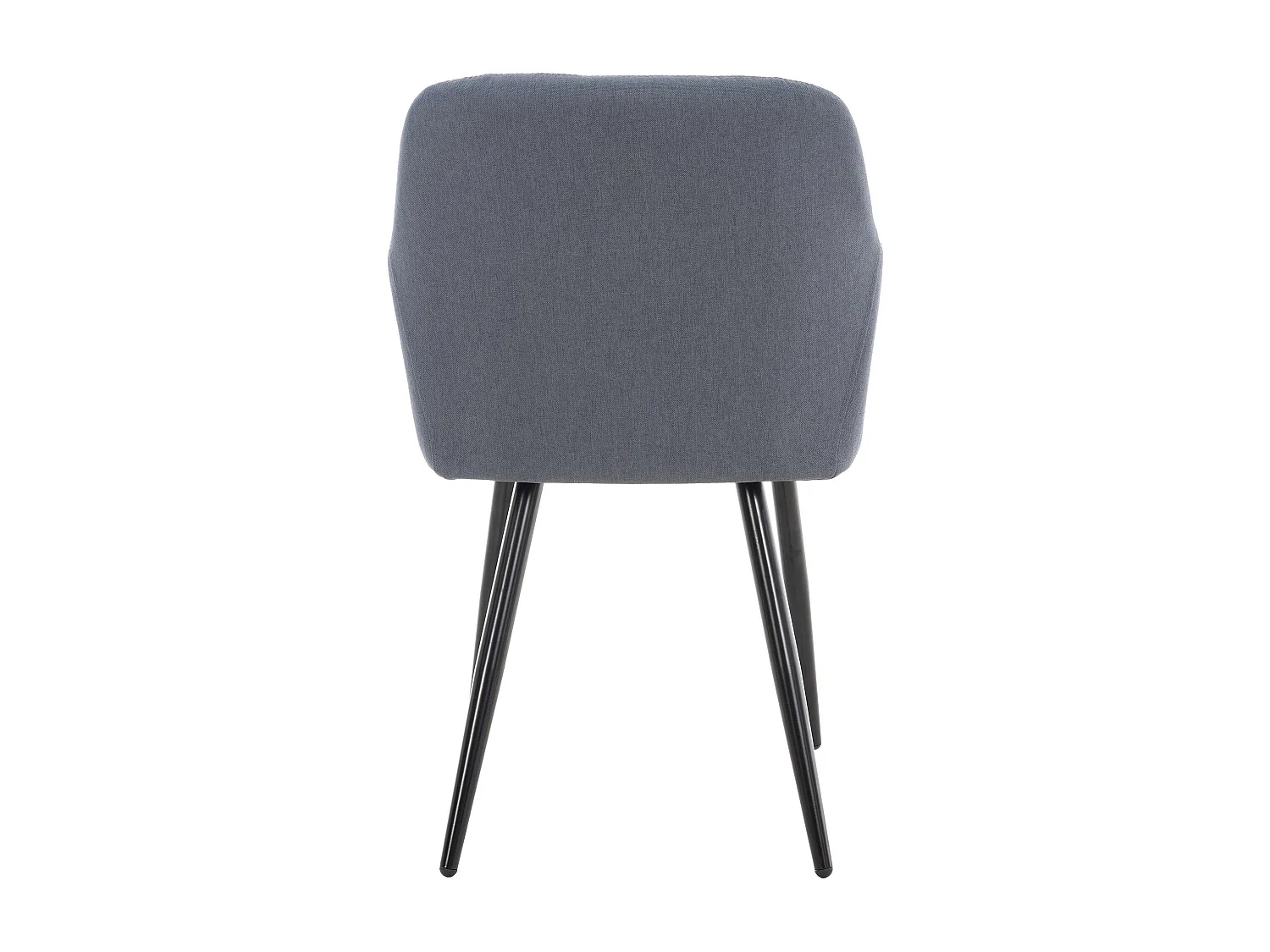 chaises avec accoudoirs - Tissu - Gris foncé - Shila