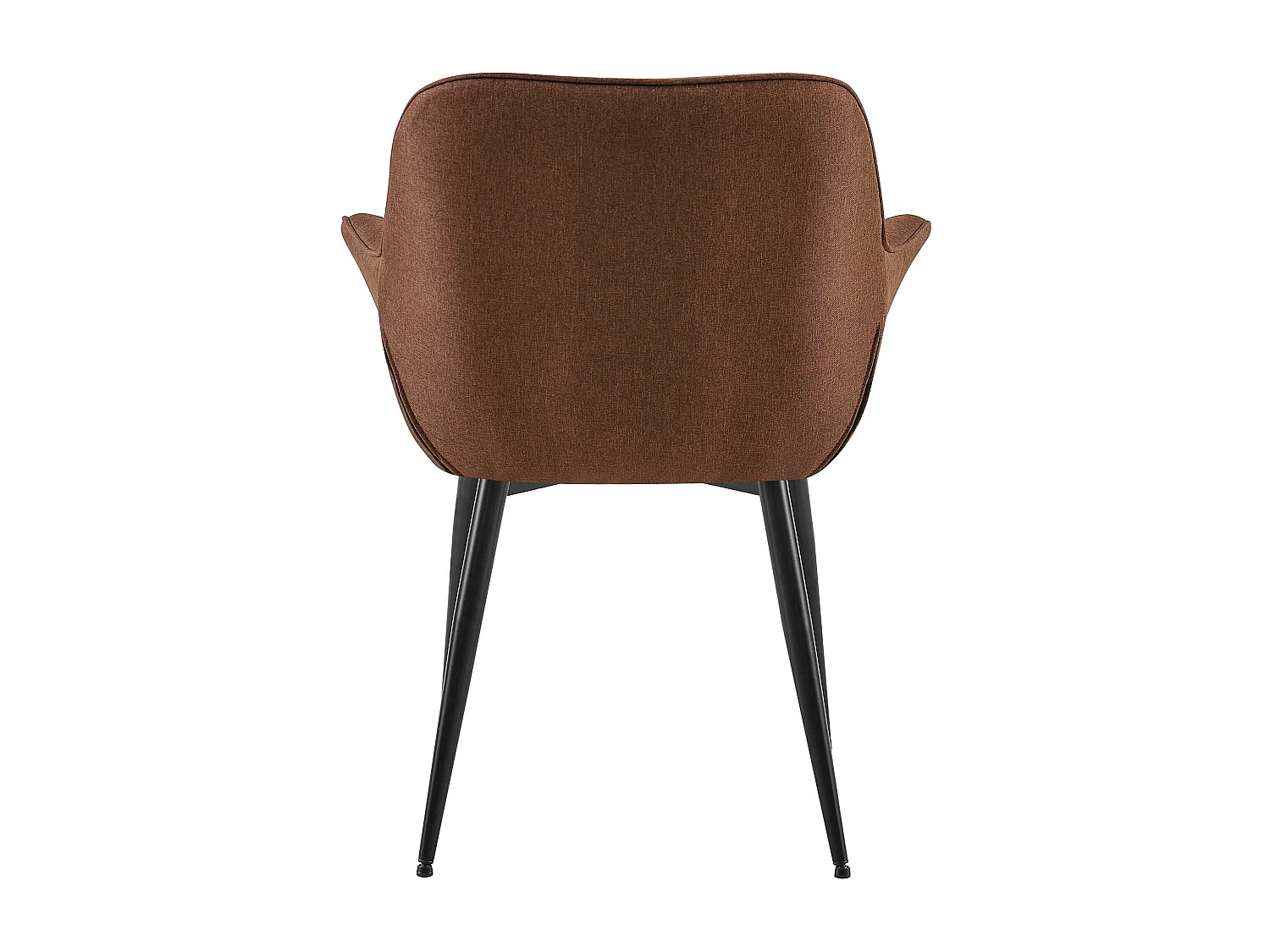 chaises avec accoudoirs - Tissu - Marron - Roseville