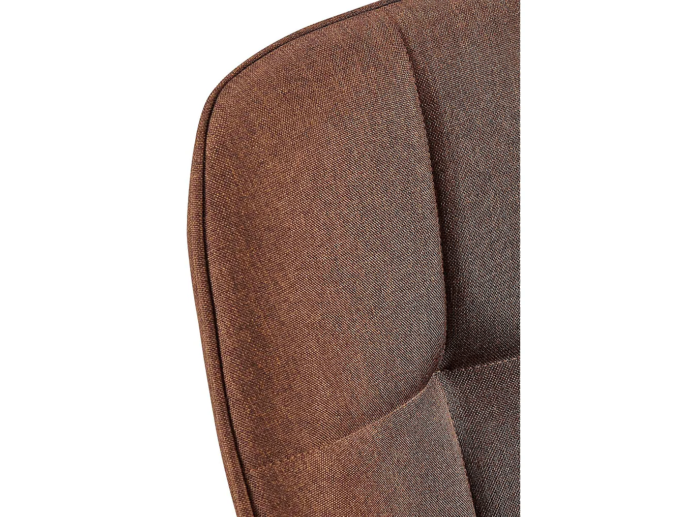 chaises avec accoudoirs - Tissu - Marron - Roseville