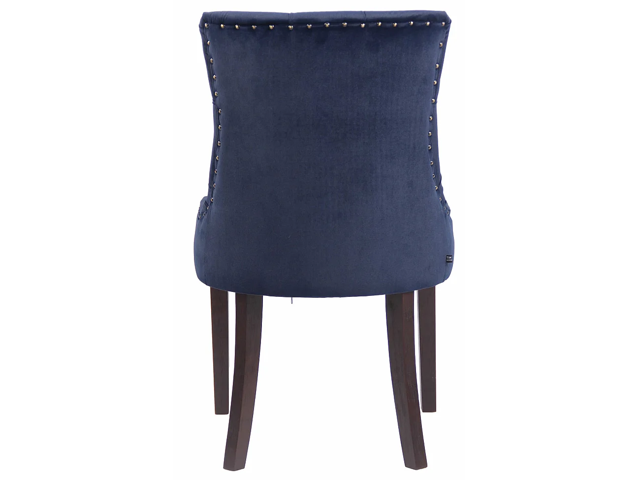 chaise salle à manger - Velours & Antique - Bleu - Aberdeen