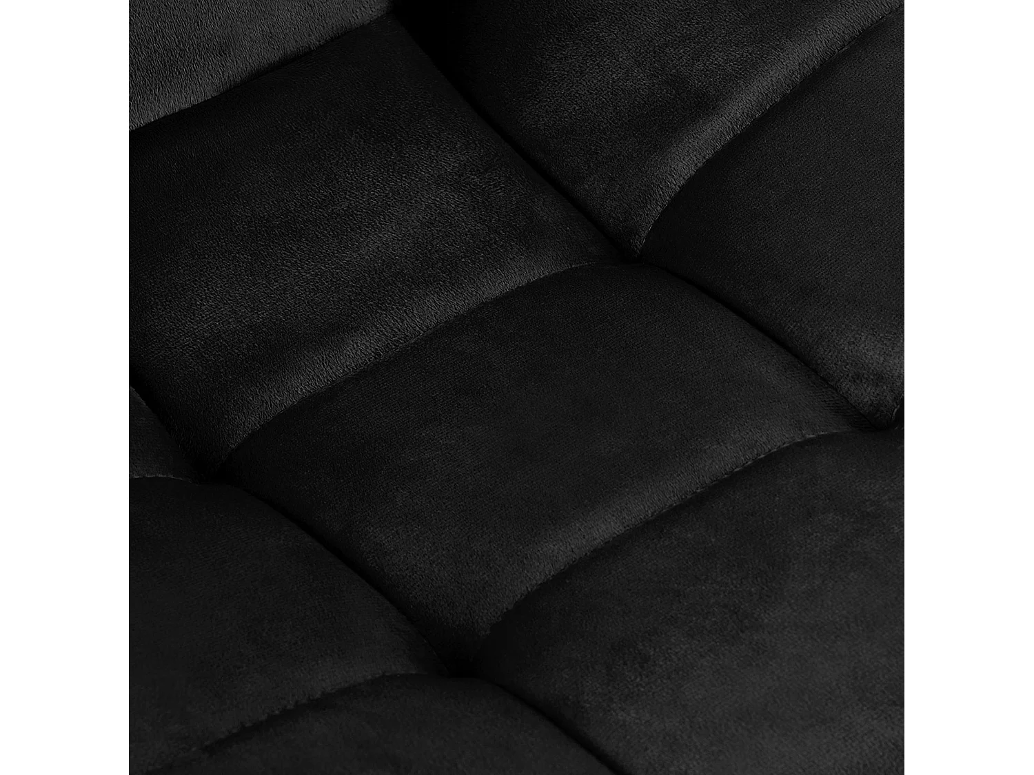 chaise salle à manger - Velours - Noir - Antibes