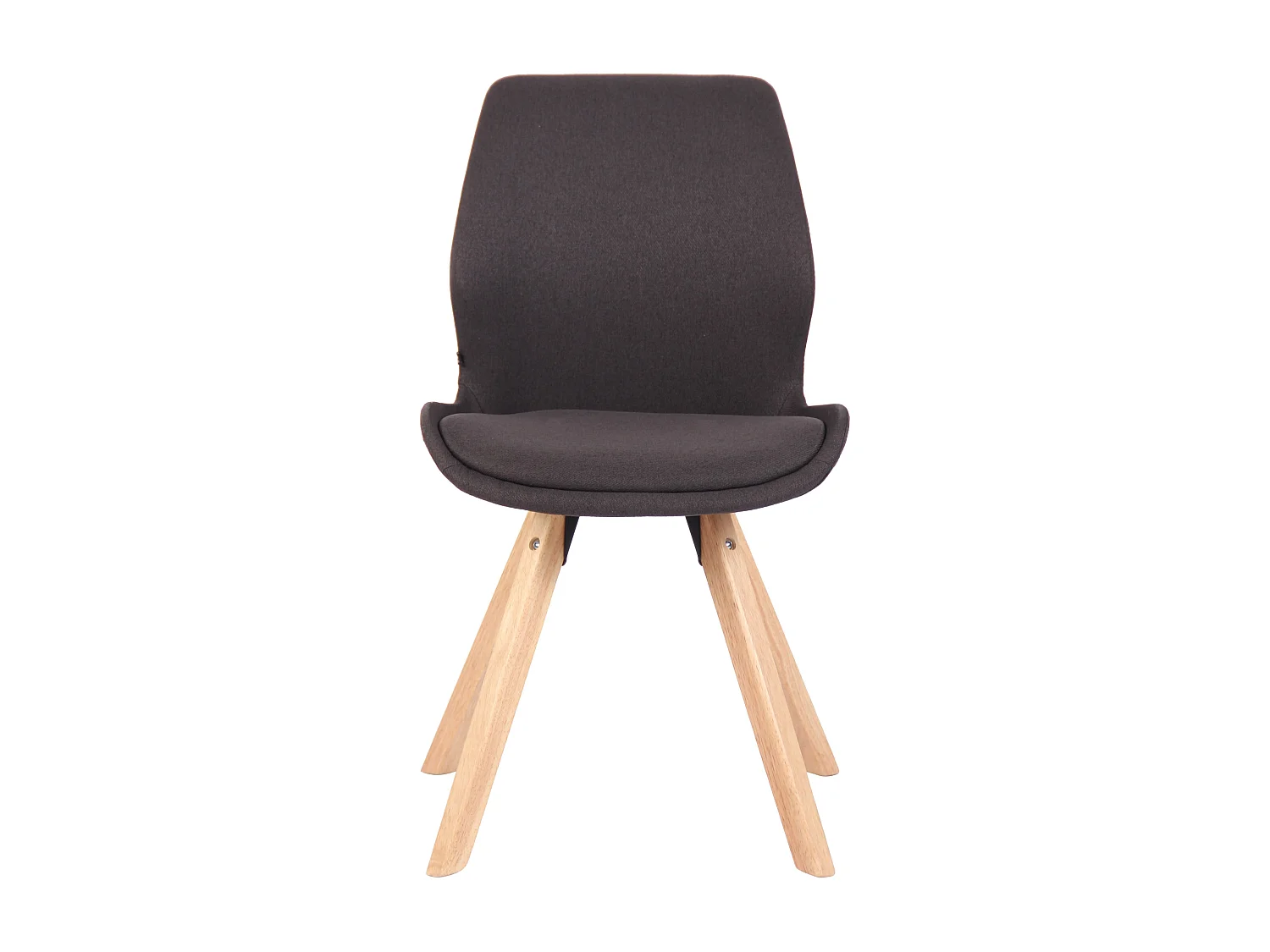 Eetkamerstoelen - Stof - zwart - Luna