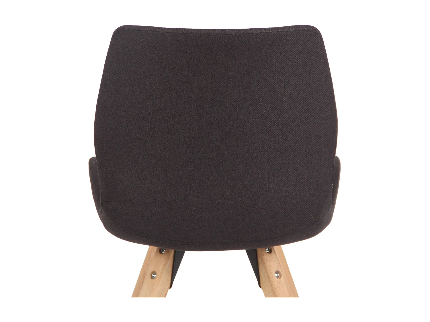 Eetkamerstoelen - Stof - zwart - Luna