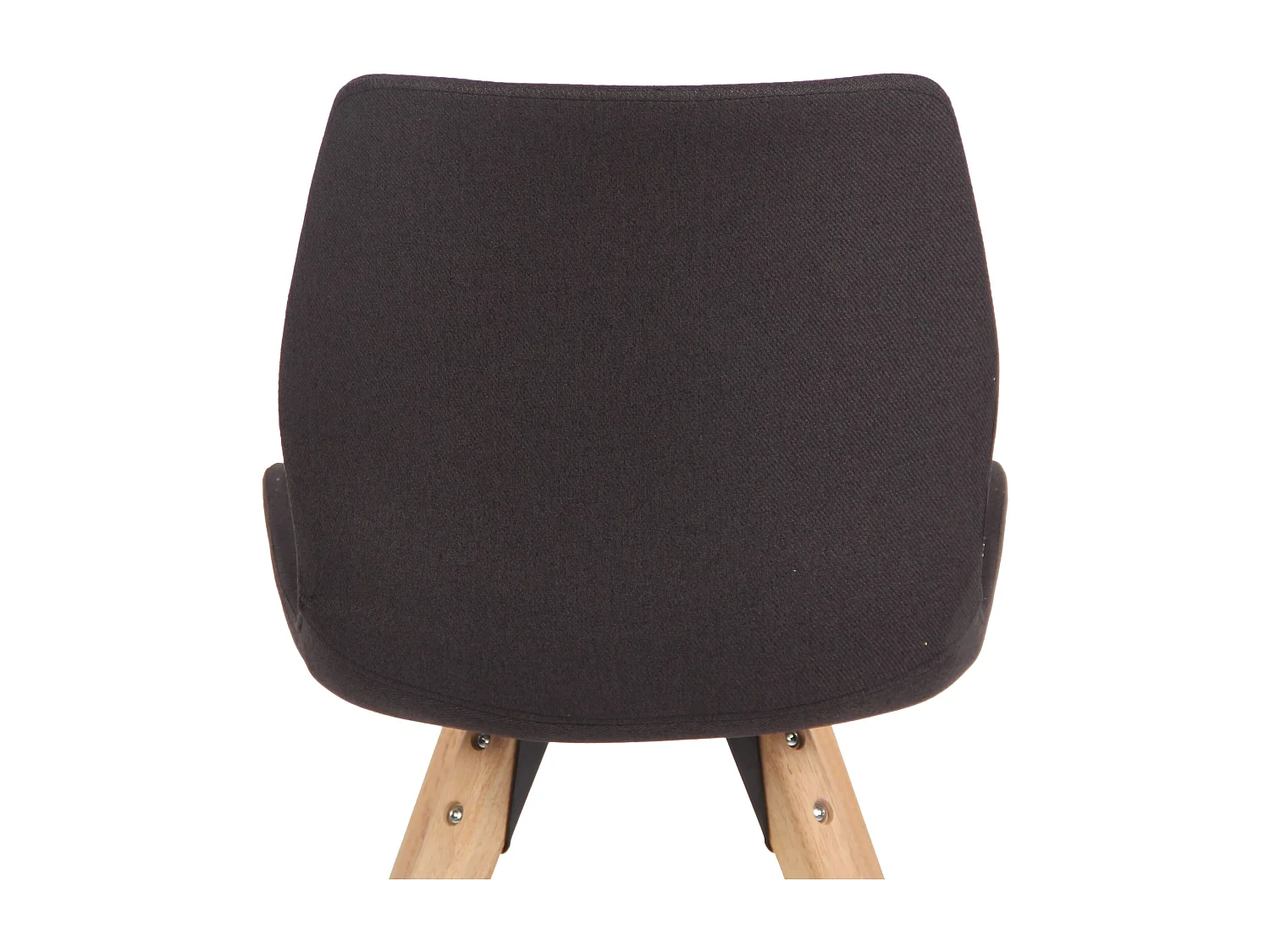 Esszimmerstuhl - Stoff - schwarz - Luna