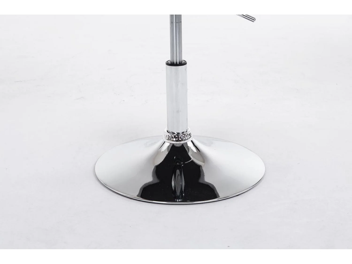 Eetkamerstoelen - Stof & Metaal in chroomoptiek - creme - Peking V2